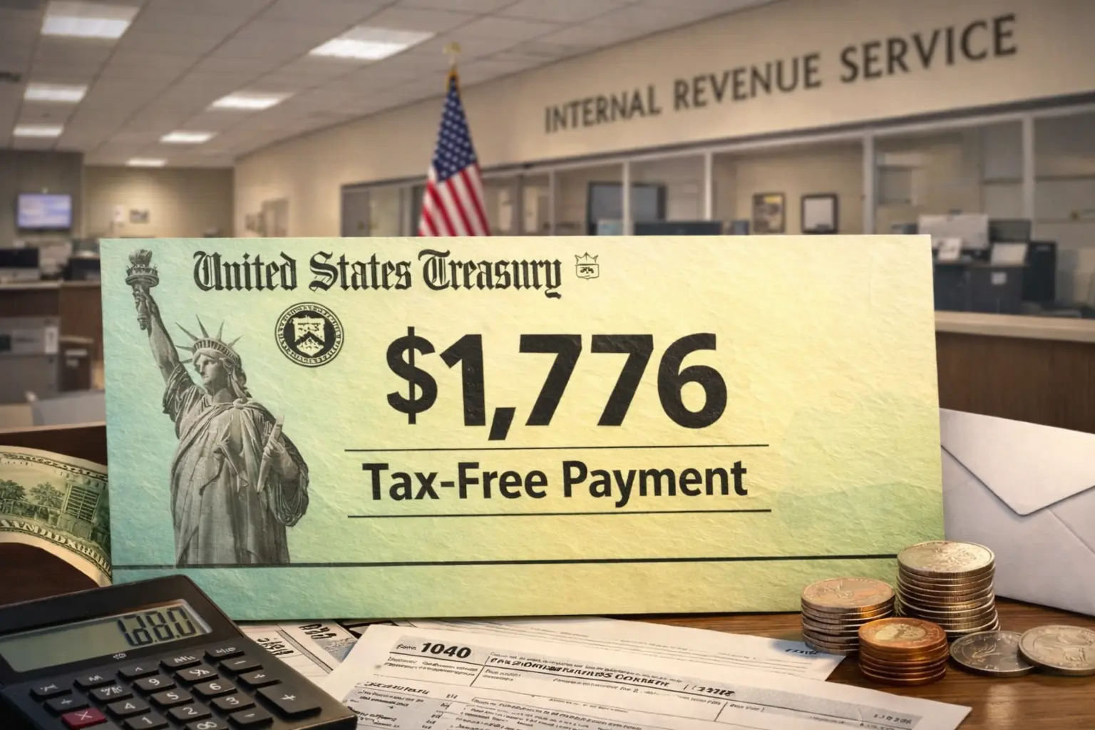 IRS Confirms Tax-Free $1,776 Payment for 1.5 Million Americans — Are You Eligible?